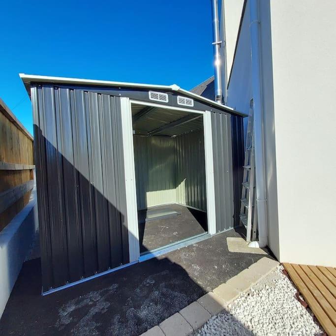 Studio Avec Terrasse Et Jardin A 100 M De La Plage Ploemeur Kültér fotó